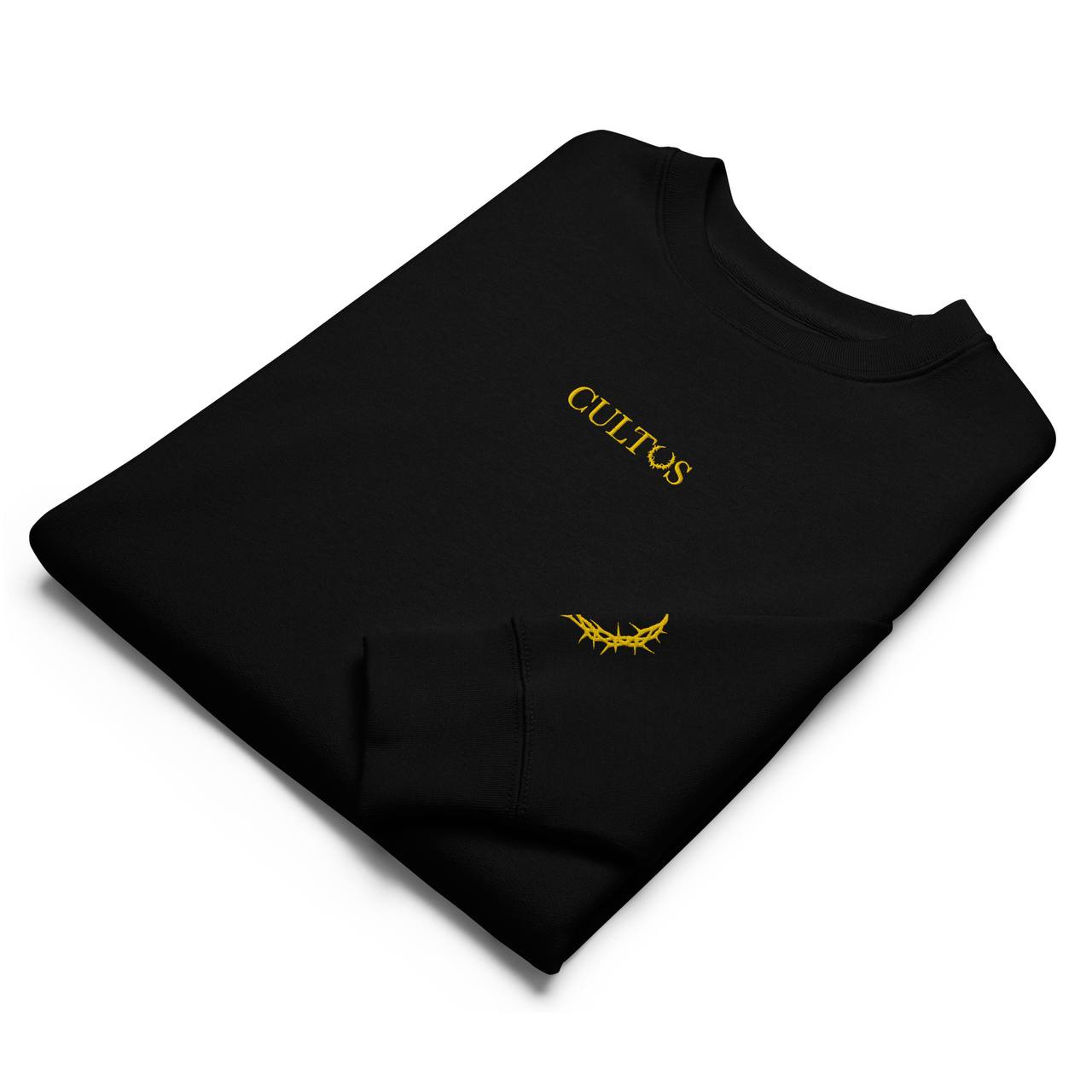 Felpa Nera CULTVS ITALIA "Golden Edition"